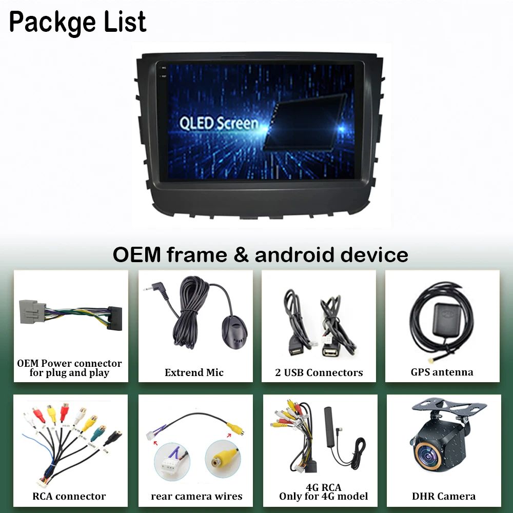 Android 13  For SsangYong Rexton 2019 Multimedia Car No 2 Din DVD Monitor Player Screen TV Video Auto radio Navigation Dash Cam