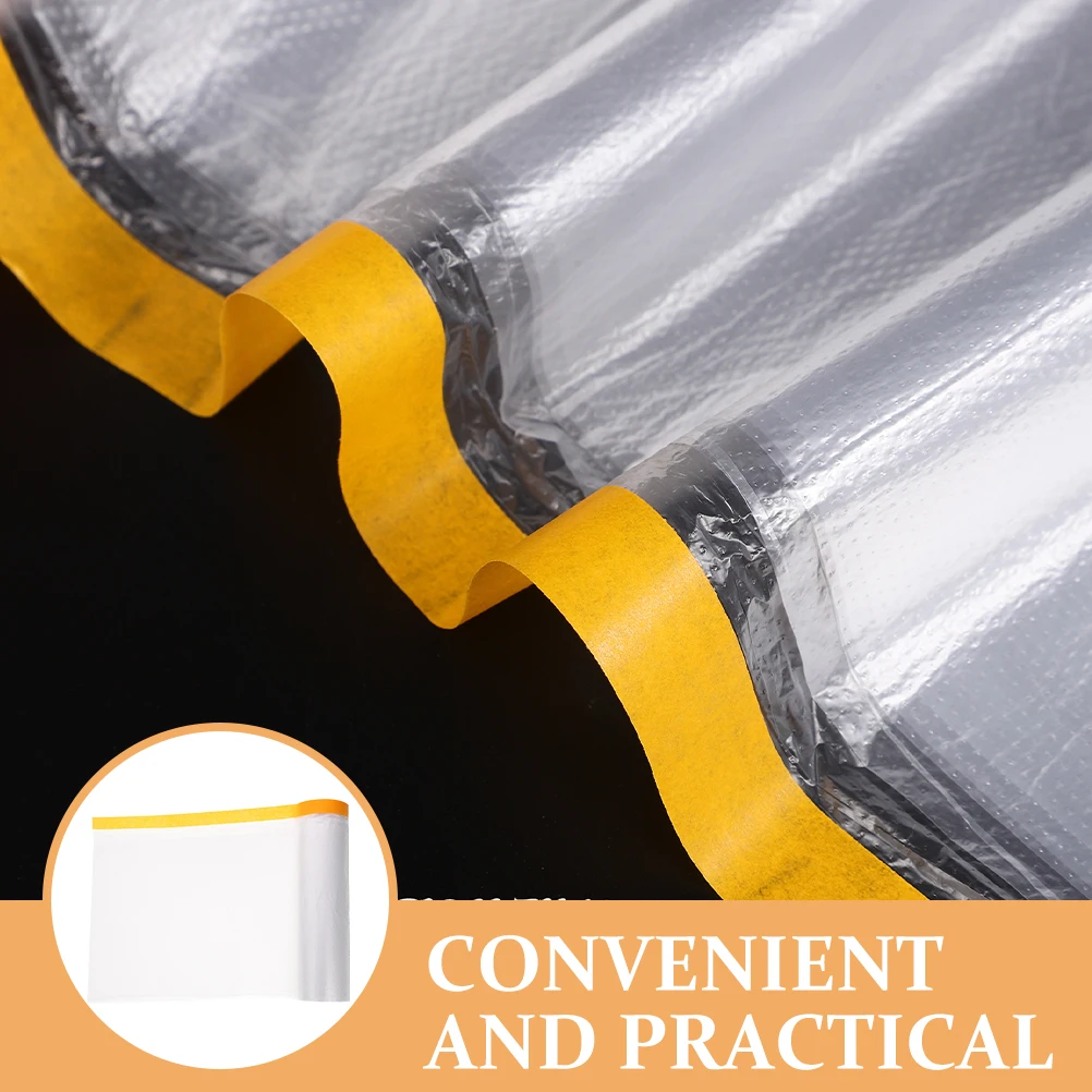 

1 Roll Furniture Protector Cover Transparent For Moving Sectional Couch Waterproof Wrapping Film Large Plastic Cover Sofa Covers