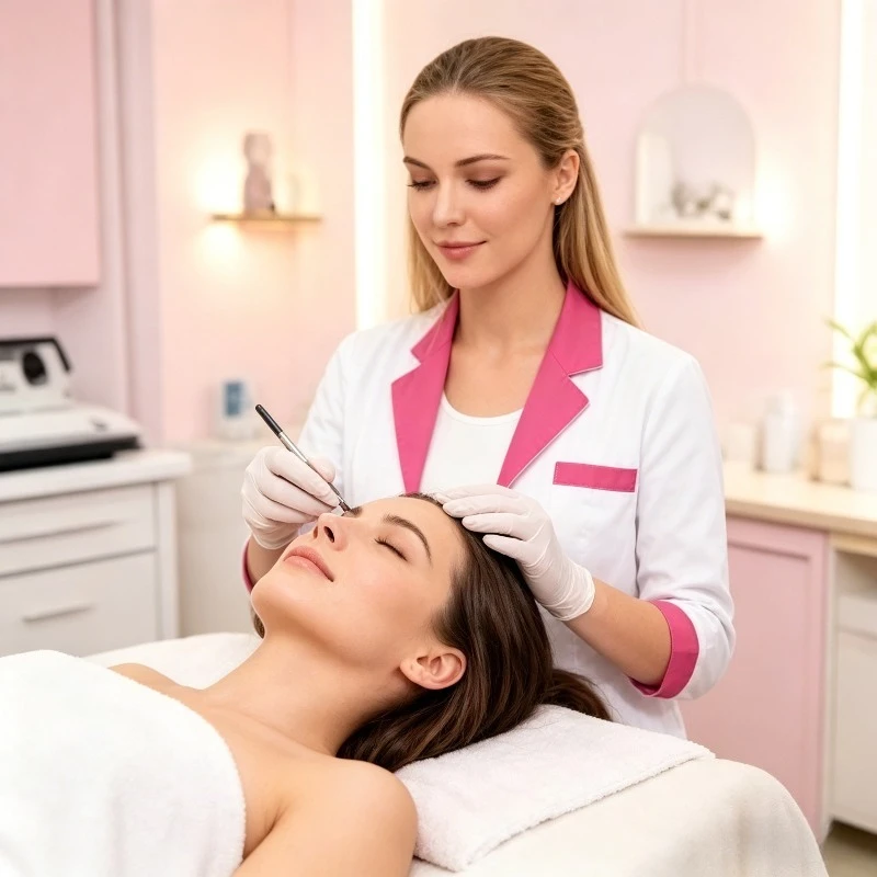 Female Beautician, White Coat, Mid Sleeve, Skin Management Center, Work Clothes, Beauty Salon, Specialized Doctor, Nurse Uniform