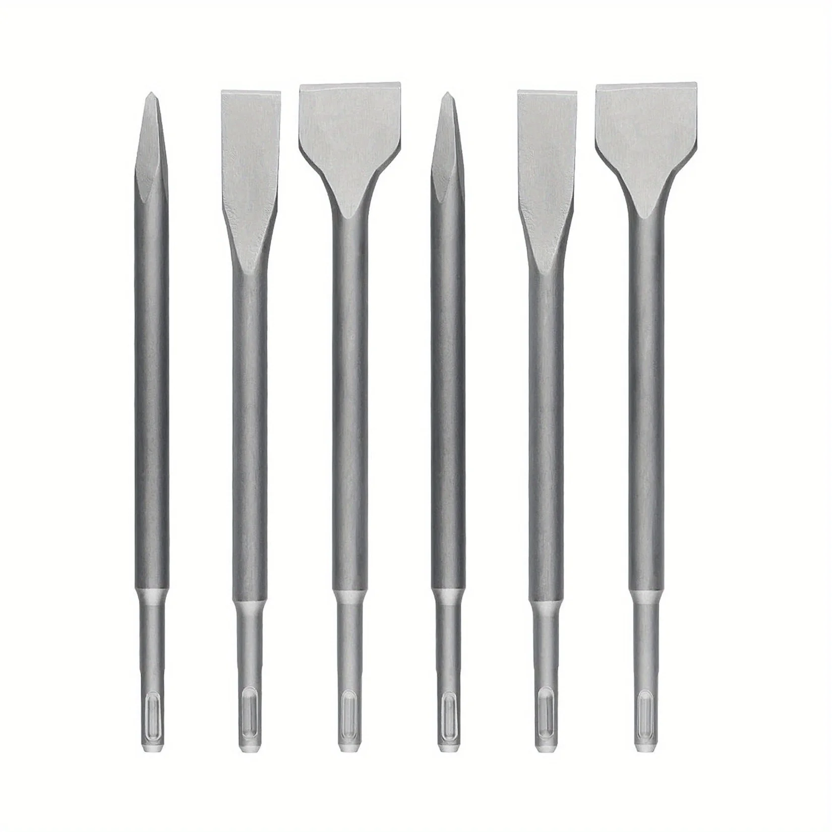 

Набор сверл SDS Plus из 6 предметов — входит долото 250 мм, плоские долота 20 мм и 40 мм для перфораторов