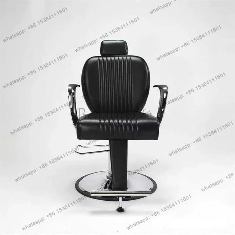 LSSimple Beautify Barber Chairs Pink Make Up Rolling Swivel Barber Chairs Hair Dyeing Comfort Salon Furniture Sillas Barbeiro FY