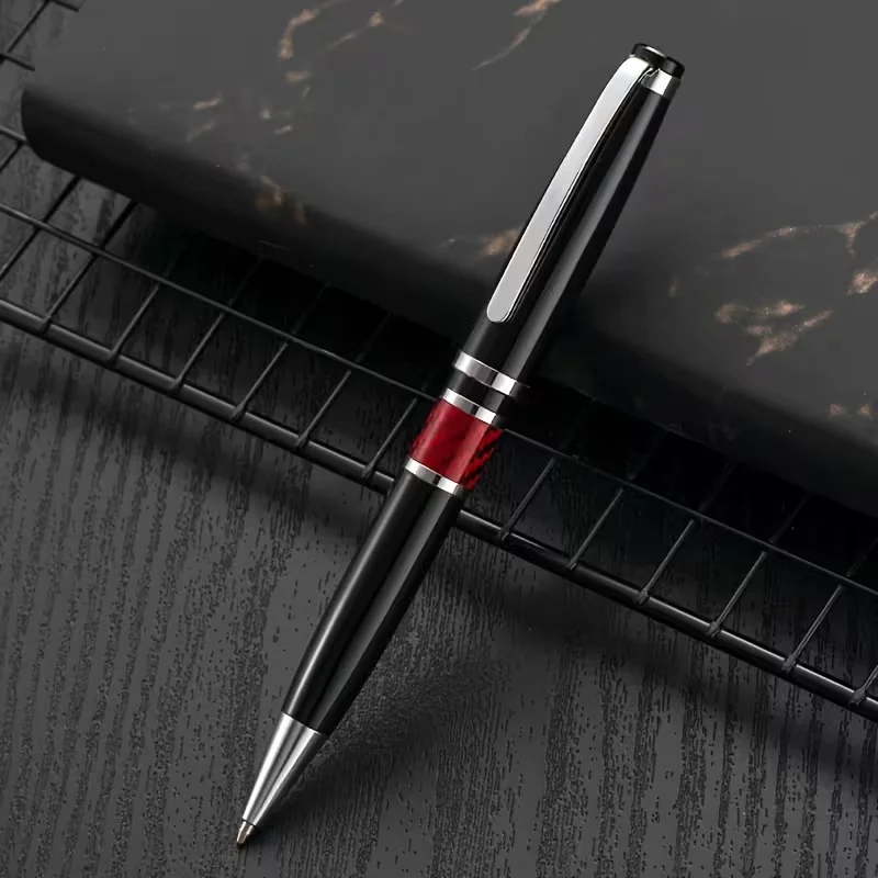 Personalized Custom Ballpoint Pens Can Be Laser-Engraved with Names, Unique Design, Exquisite Metal Carbon Fiber Round Ballpoint Pens, Business Gift Pens, Carbon Fiber Metal Ballpoint Pens, Business Office Pens, Promotional Gift Ballpoint Pens, Ballpoint Pens with Logo Printing