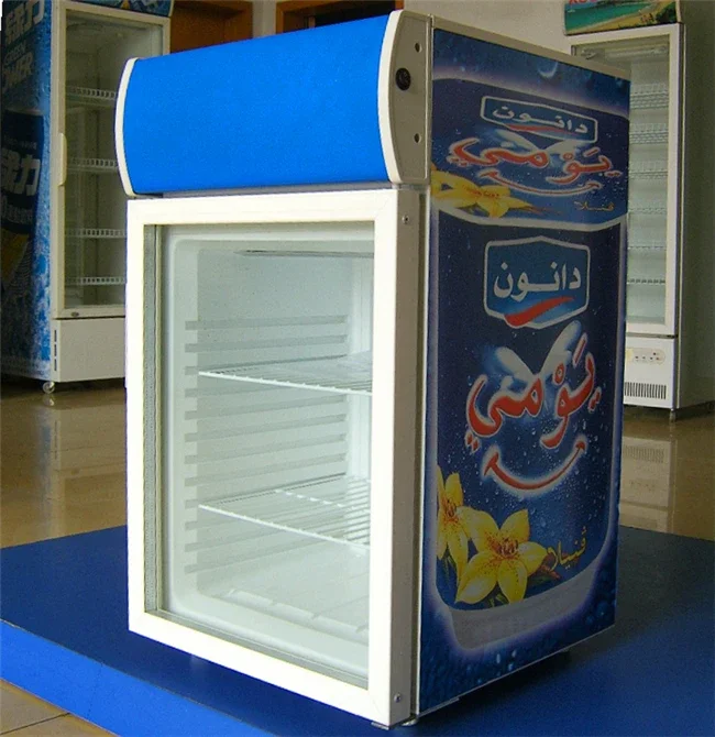 Static Cooling System 98 Liter Gelato Shop Small Freezer Cabinet