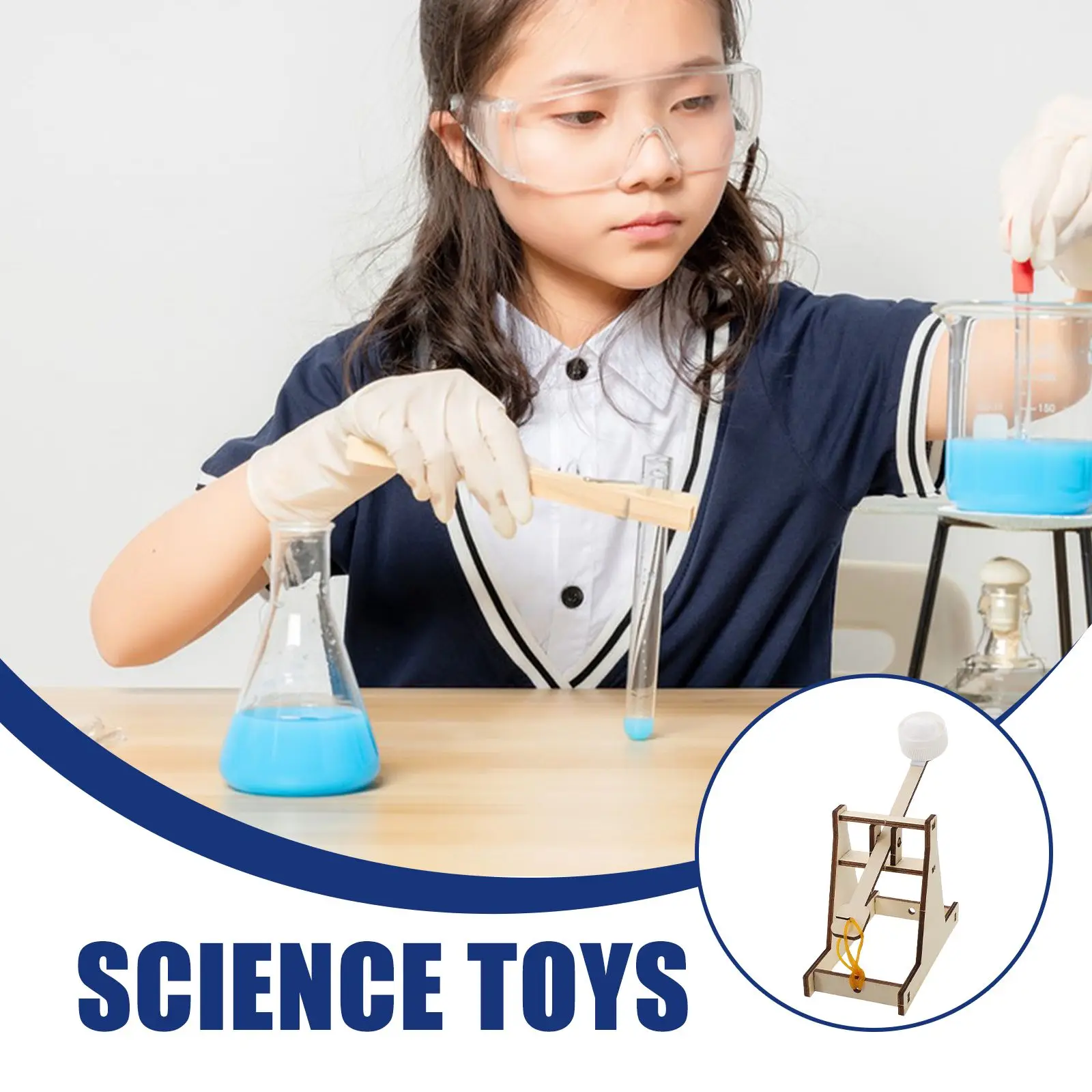 

DIY Catapult Wood Building Woodworking Kits For Kids Toys Ancient Siege Machine Kids Learning Games