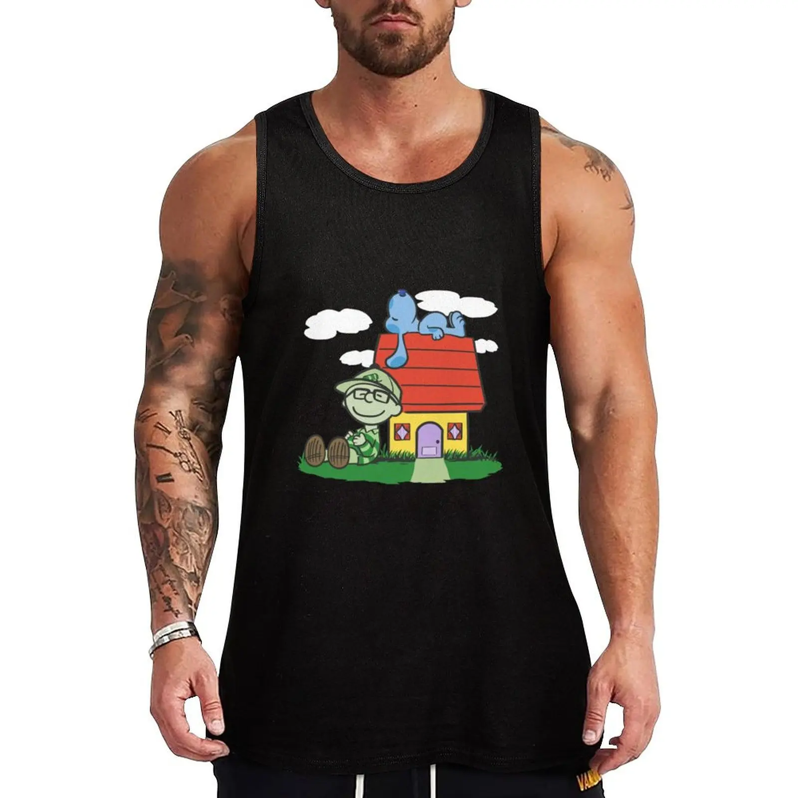 

Blues Clues Tank Top gym shirts gym men Men's singlets man vest