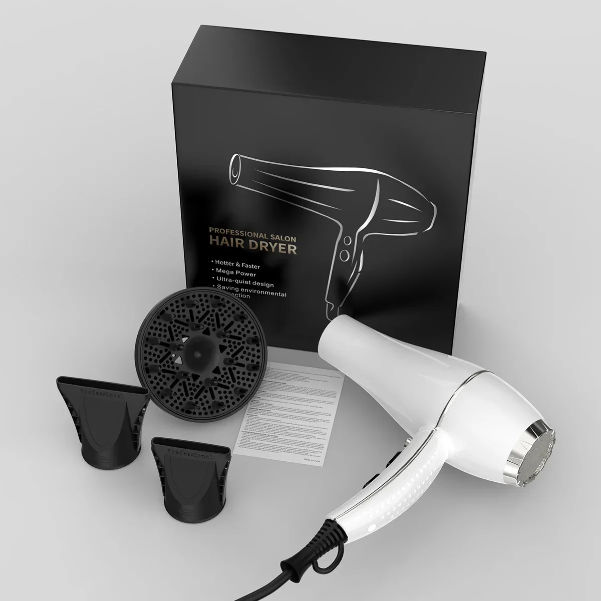 Professional Hair Salon Special Hair Dryer Large Blowing Force of 2300w High power Constant Temperature Negative Ion Hair Dryer