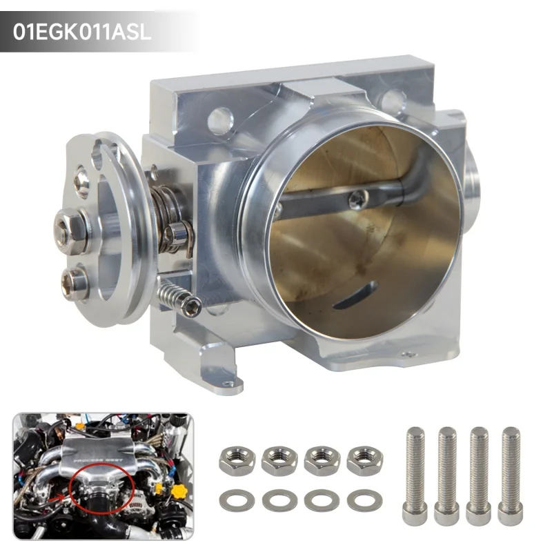 

Throttle Body 70MM 2.75" For Subaru Impreza GDA GDB WRX STI VERSION 7 8 EJ20 EJ25 Engines TURBO 2001-2005 CNC T6