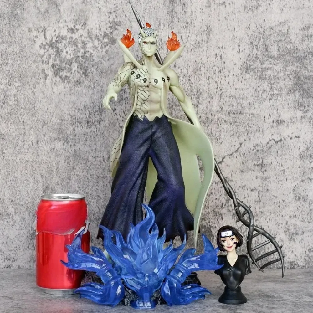 

34cm New Naruto Anime Figure Uchiha Obito Peripheral PVC Model Collect Statue Desktop Decoration Ornaments Birthday Gifts Toys