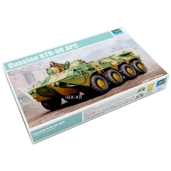 Trumpeter 01594 1/35 Russian BTR-80 BTR80 APC Armored Personnel Carrier Military Gift  Plastic Assembly Model Toy Building Kit