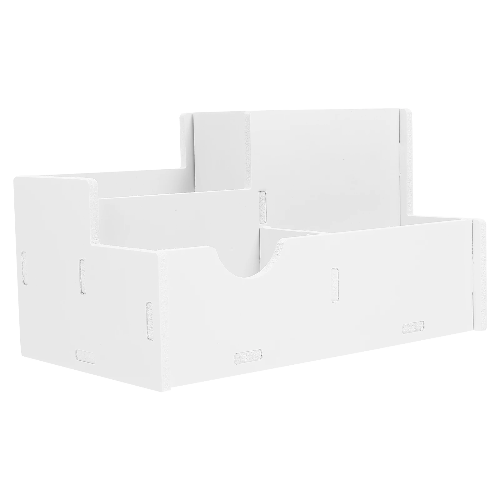 

1pc Creative Pen Storage Box Pvc Desktop Organizer Household Storage Box For Pens Stationery Pen Holder Pencil Container Small