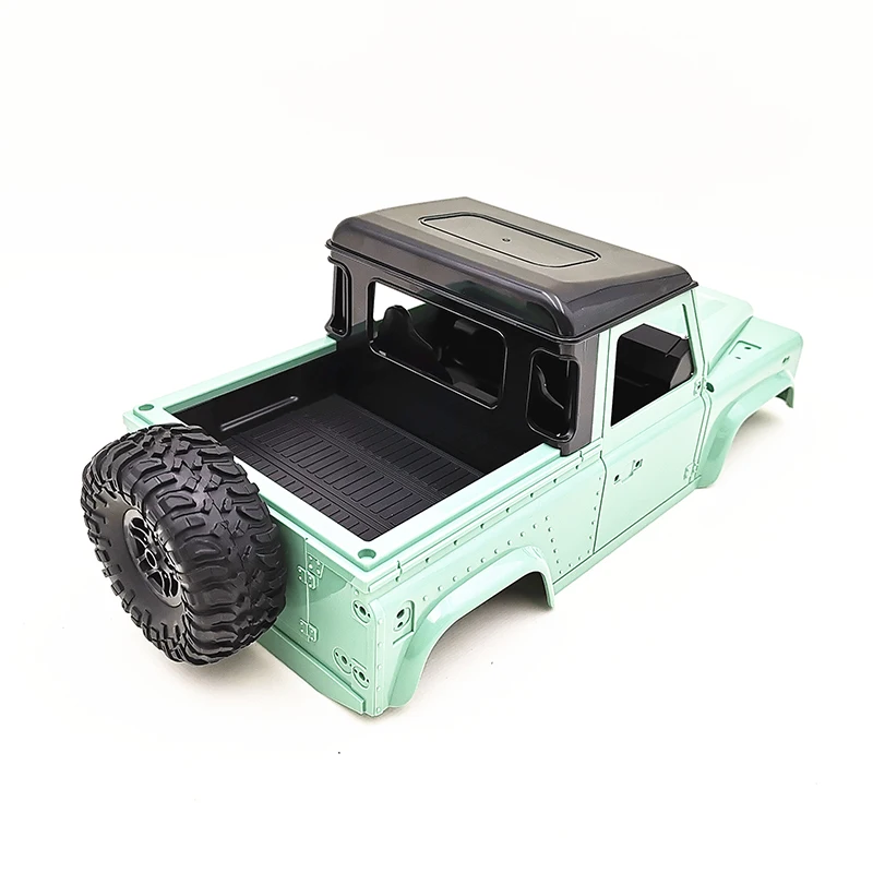 Praktische schwarze Kunststoff-Autodachüberdachung, Ersatzteilabdeckung für MN D90 D91 MN90 MN91 MN99S 1/12 RC Auto DIY Karosserieteile