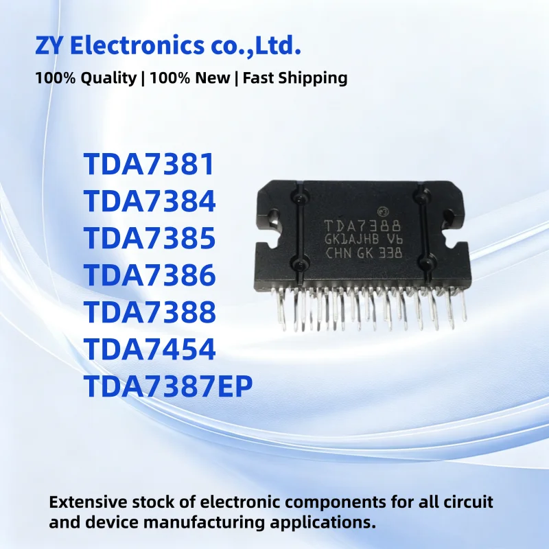 5PCS TDA7454 TDA7381 TDA7388 TDA7387EP TDA7384 TDA7385 TDA7386 ZIP-25 IC 100% NEW