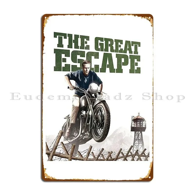 Great Escape Metal Plaque Poster Bar Designs Create Wall Plaques Tin Sign Poster