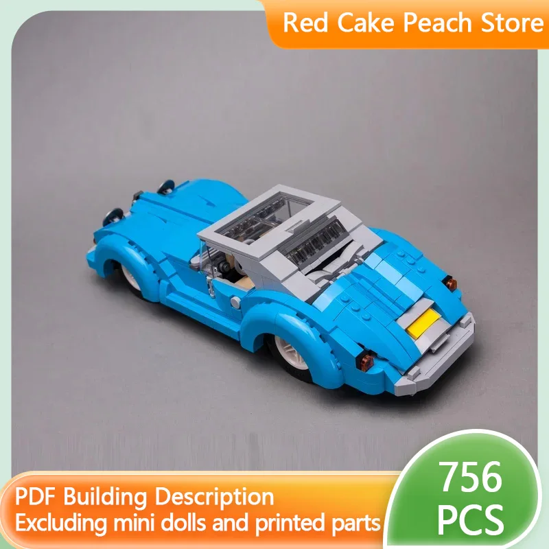 

Скоростной Чемпион, городская модель автомобиля, MOC, строительные кирпичи, винтажный седан, модульная технология, сборный детский костюм, игрушки, подарки, праздник