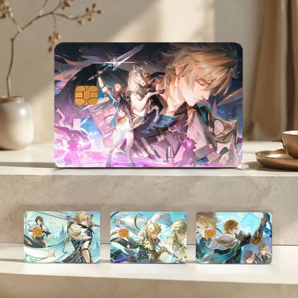 

Varka Game Genshin Impact HD Waterproof Card Skins Protective Stickers for Credit Bank Game Cards
