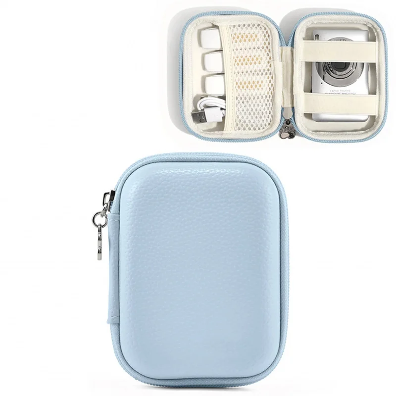 Pink Travel Camera Bag for CAMKORY | Compact Holder with Mesh Pocket for Accessories & SD Cards