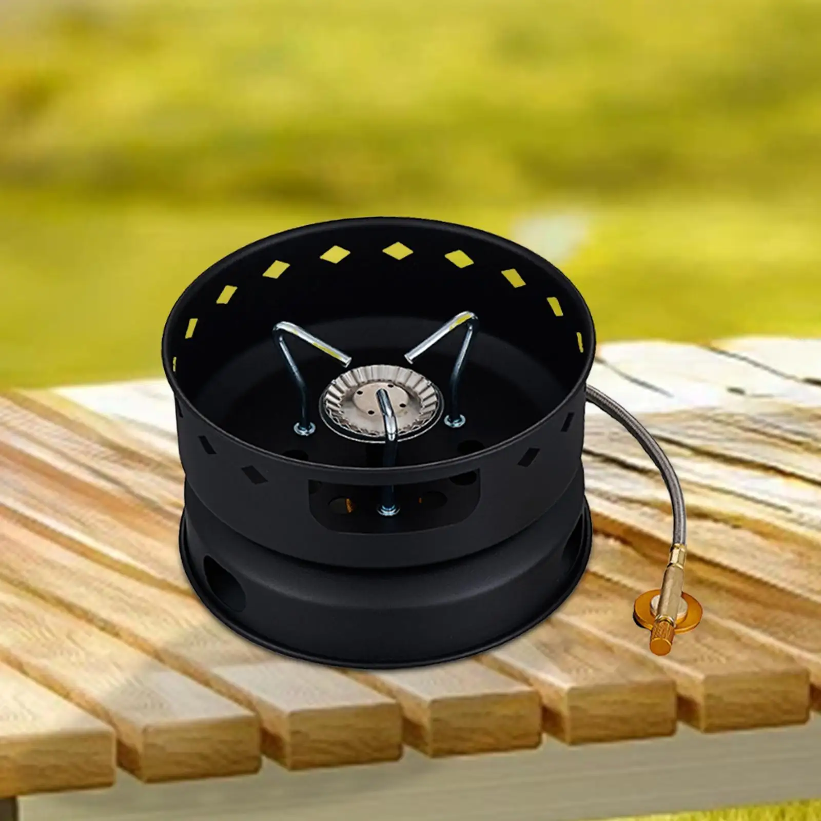 

Windproof Camping Stovetop Compact Portable Burner for Camping Picnic Hiking