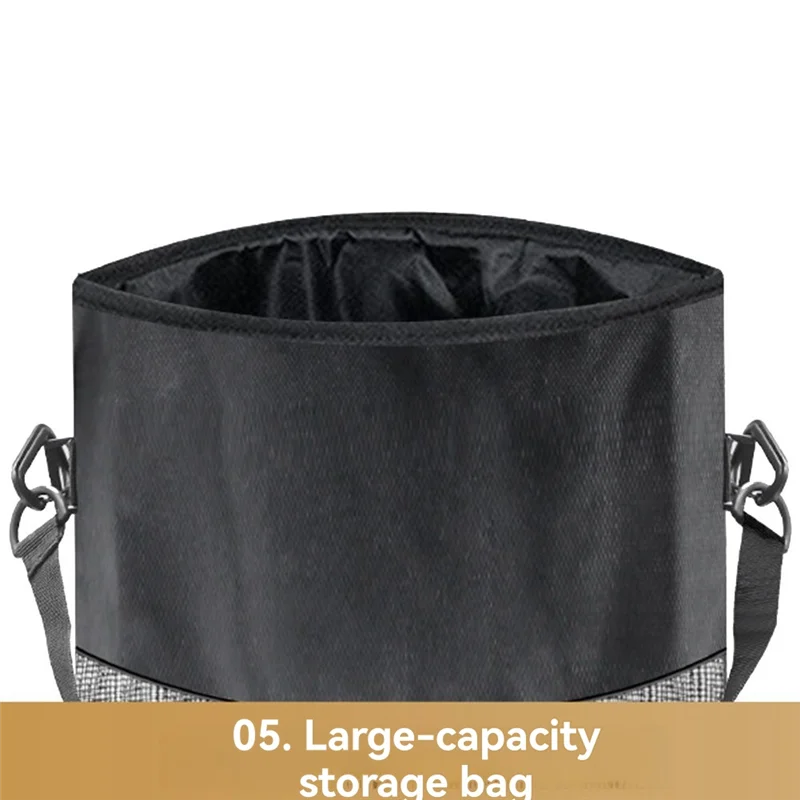 المحمولة شبكة قارب سلة المهملات قابلة لإعادة الاستخدام كيس قمامة الصيد الملحقات قارب حاوية القمامة #5