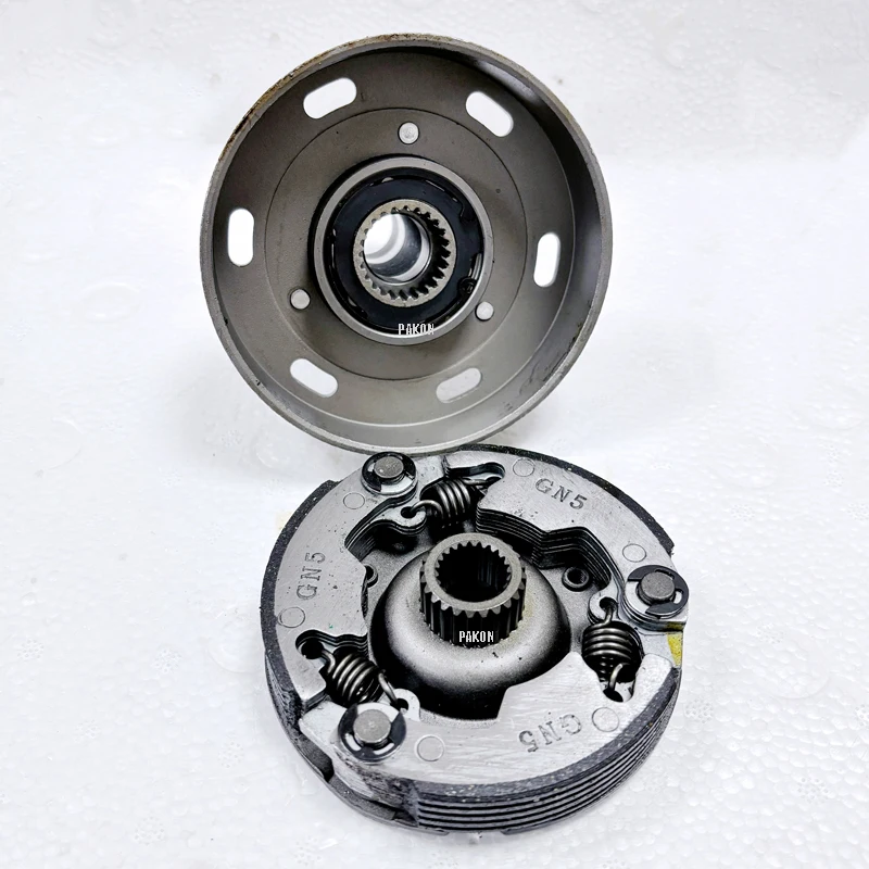 Мотоциклетная первичная шестерня сцепления для Honda Loncin Jialing Lifan Loncin Dayun DY100 HJ110 C90 WAVE110 C110 100cc Cub, муфта двигателя Мотоциклетная первичная шестерня сцепления для Honda Loncin Jialing Lifan Loncin Dayun DY100 HJ110 C90 WAVE110 C110 100cc Cub, муфта двигателя