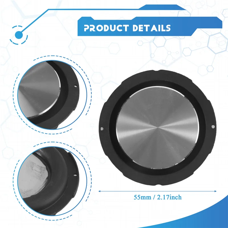2 قطعة 55 مللي متر السلبي باس المبرد المتكلم الحجاب الحاجز مساعد تعزيز الاهتزاز غشاء مكبر الصوت لتقوم بها بنفسك Accessories-A32R