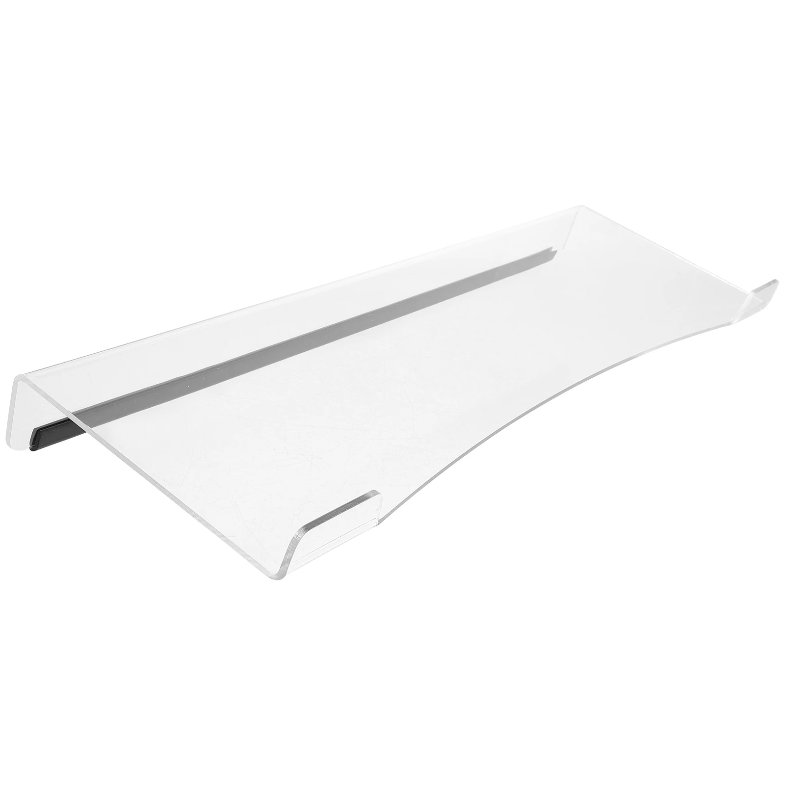 

Ergonomic Acrylic Keyboard Stand for Desktop Display Riser Anti-Slip Design Wrist Support Large Computer Accessories Desk Gaming
