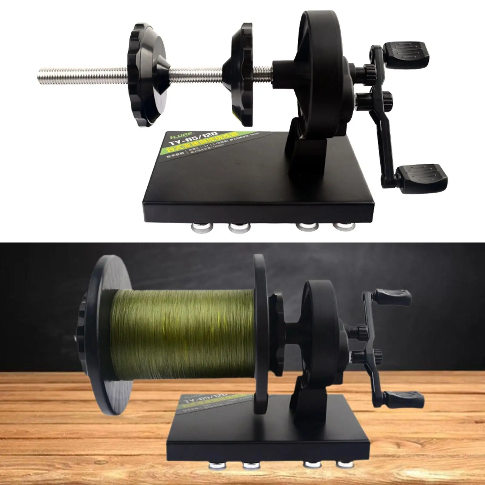 

Fishing Line Spooler Fishing Line Winding Tool Desktop Fishing Reel Spooler Fishing Line Spooling Accessories Easy to Install