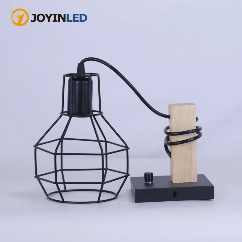 

JOYINLED Vintage Wall Light Industrial Decor Indoor Lighting Black Retro Wrought Iron Caged Sconce Lamp for Aisle Bar Room Decor