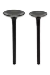 صمام عادم محرك الدراجة النارية الذي لا تشوبه شائبة ومجموعة صمامات السحب مع لوحة قفل ختم الزيت صمام جديد تمامًا لـ Huayang HX 200 ATV #4