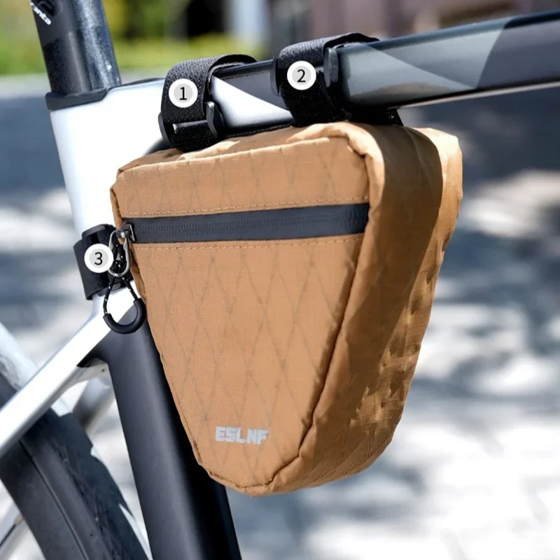 

Сумка для нижней трубки велосипеда Портативная велосипедная передняя рама Треугольная сумка Легкая велосипедная сумка Аксессуары для шоссейного велосипеда Mtb Легкая загрузка