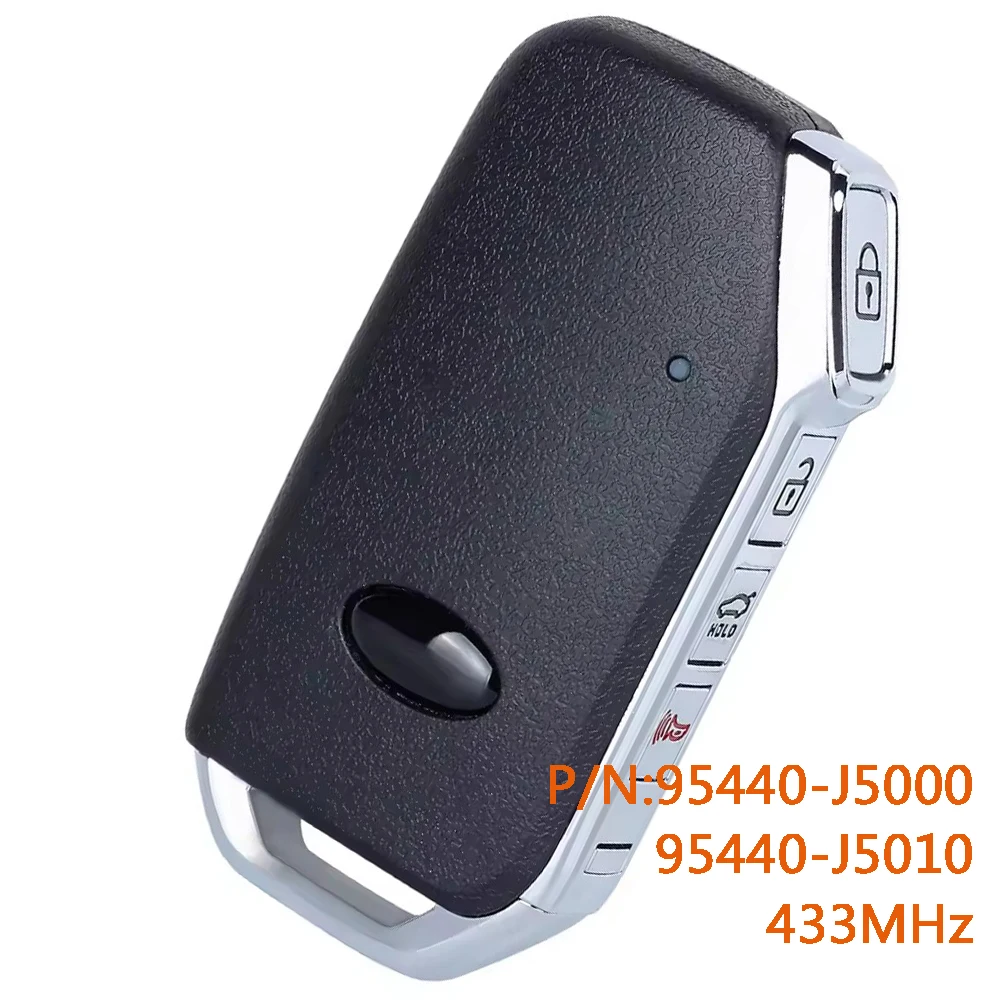 

DIYKEY 95440-J5000 95440-J5010 Remote Key Fob for Kia Stinger 2017 2018 2019 2020 2021 TQ8-FOB-4F15 TQ8-FOB-4F17 433MHz