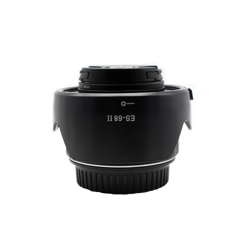 ES-68II ES 68 II ES-68II Lens Hood Reversible 49mm Camera Lente Accessories for Canon EF 50mm f/1.8 STM