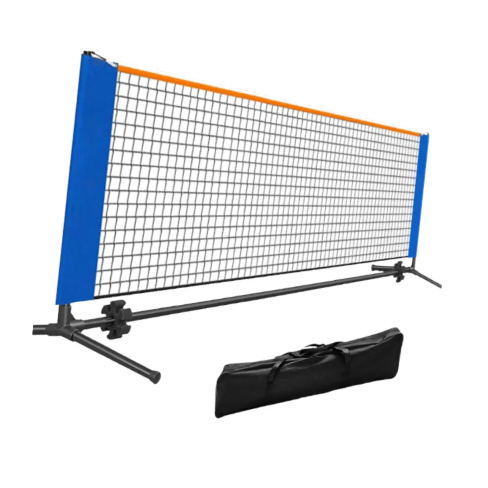 

Pickleball Net Practice Net Easy Setup Stable Detachable Pickle Ball Net Shelf Tennis Net for Sports Lawn Indoor Training