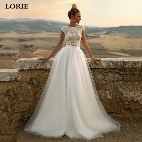 10 best sales lantliga västerländska bröllopsklänningar - №10