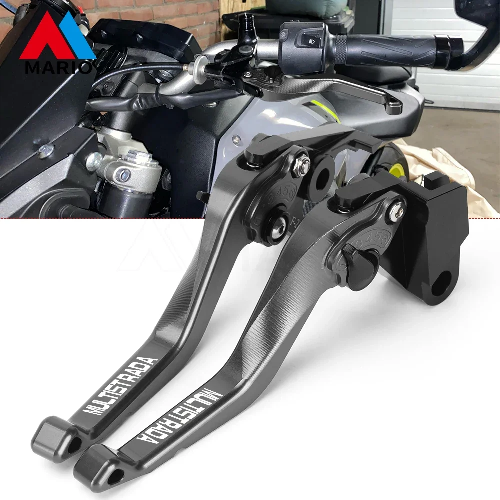 

For DUCATI 950 Multistrada 2017 2018 Multistrada 1200/1260/S/GT 2010-2019 Motocycle Folding Extendable Brake Clutch Lever