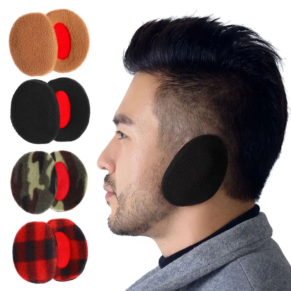 Men Women Windproof Warm Fluffy Fleece Winter Ear Warmers Ear Cover Bandless Ear Warmers Earmuffs