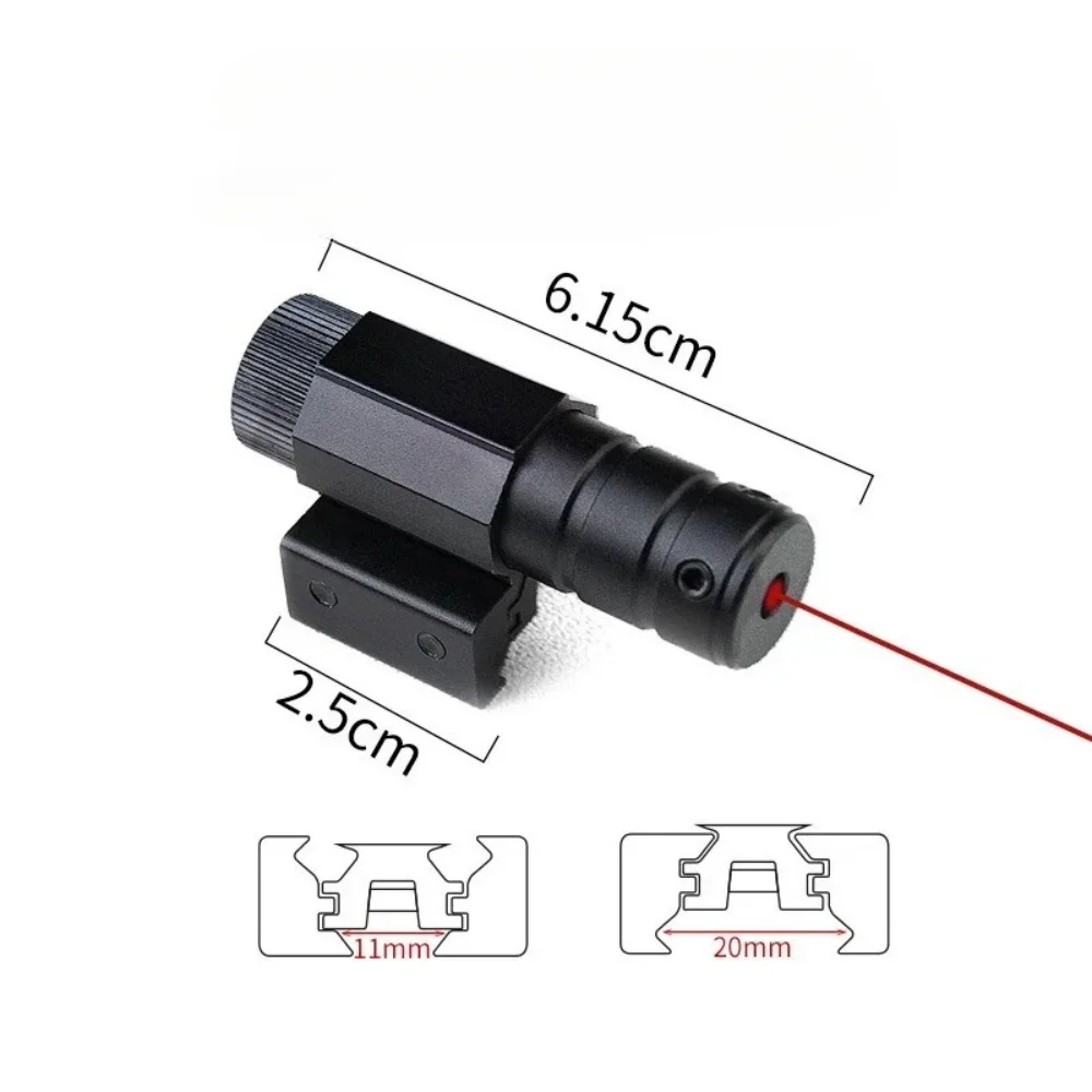 Tactical Red Dot Laser Sight Adjustable Locator Outdoor Sports Long Distance Hunting Laser Calibrator Measure Device Test Tool image 3