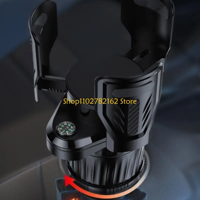 

547B Multi-functional Car Cup Holder Vehicle-Mounted Water Cup Drink Stand Universal 4 in 1 Dual Cup Mount Extender