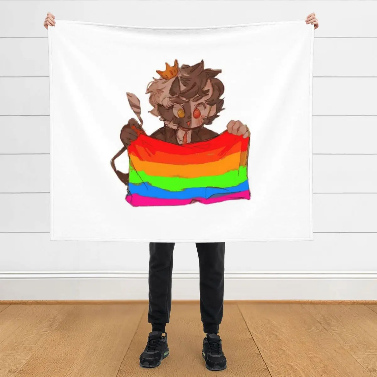 

Ranboo my beloved Throw Blanket funny gift Soft Plaid Giant Sofa Blankets