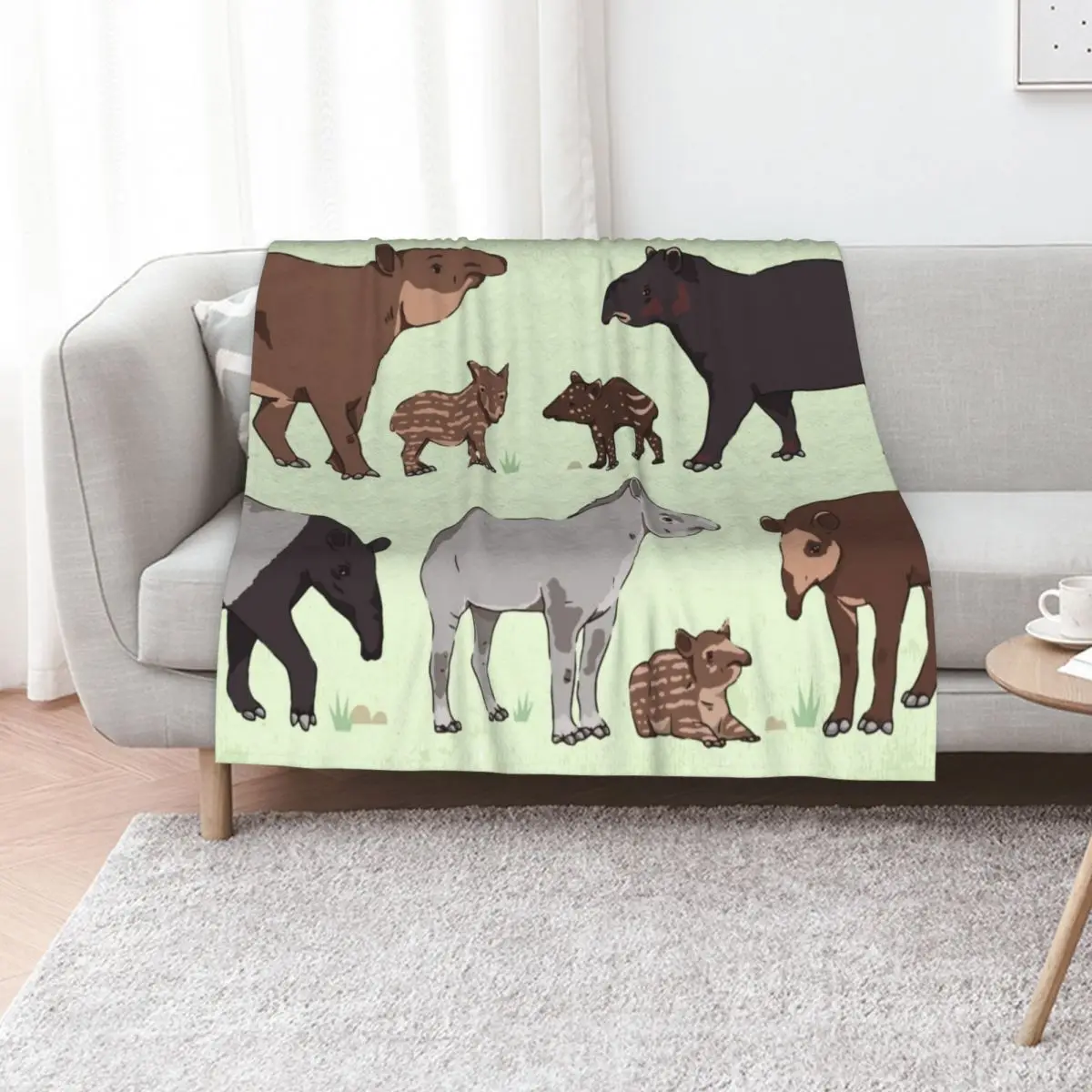 

tapirs Throw Blanket valentine gift ideas for babies Thermal Extra Large Throw Blankets