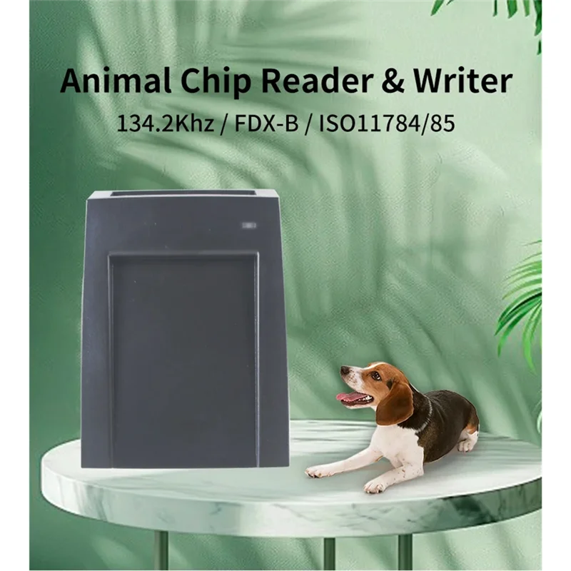 

ABAC-134.2Khz RFID Animal Microchip Reader Writer For Animal Chip RFID Animal Microchip EM4305 Reader Writer For Animal Chip