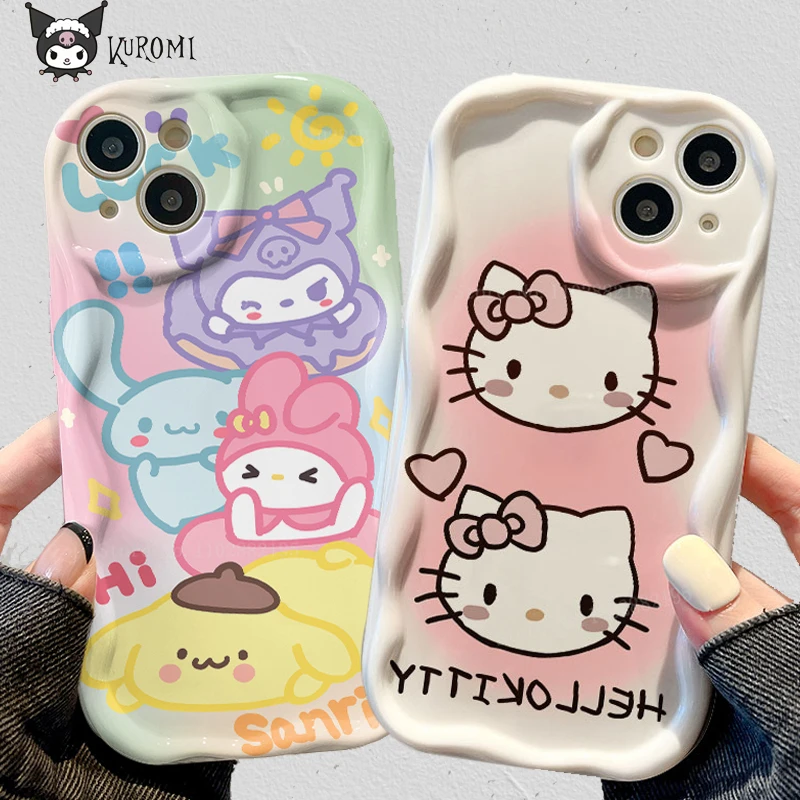 Sanrio Lovely Hello Kitty Pochacco Case For Xiaomi Redmi Note 12 12S 11 11S 10 10S 9 9S 8 Pro A1 A2 Plus 12C 10A 10C 9A 9C 9T