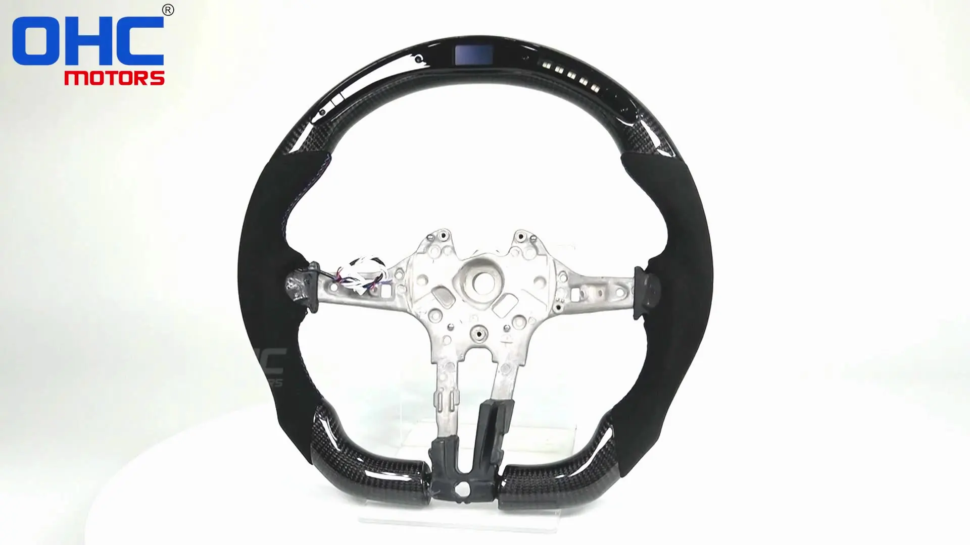 LED Smart Box Carbon Fiber Steering Wheel M Performance Compatible with  M2 M3 M4 F30 F35 F80 F15 F16 F25