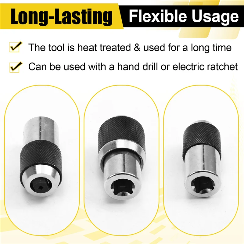 A44F-2 個タップソケットラチェットタップレンチ 3/8 インチドライブハンドツール 1/4-1/2 タップ、0-1/2 タップタッピングソケットセットタップソケットアダプター