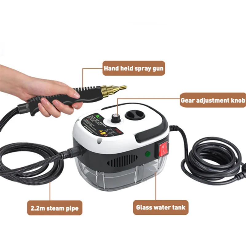 110V 220V High Temperature High Pressure Steam Cleaner 2500W Electric Steaming Cleaner For Home Appliances Cleaning