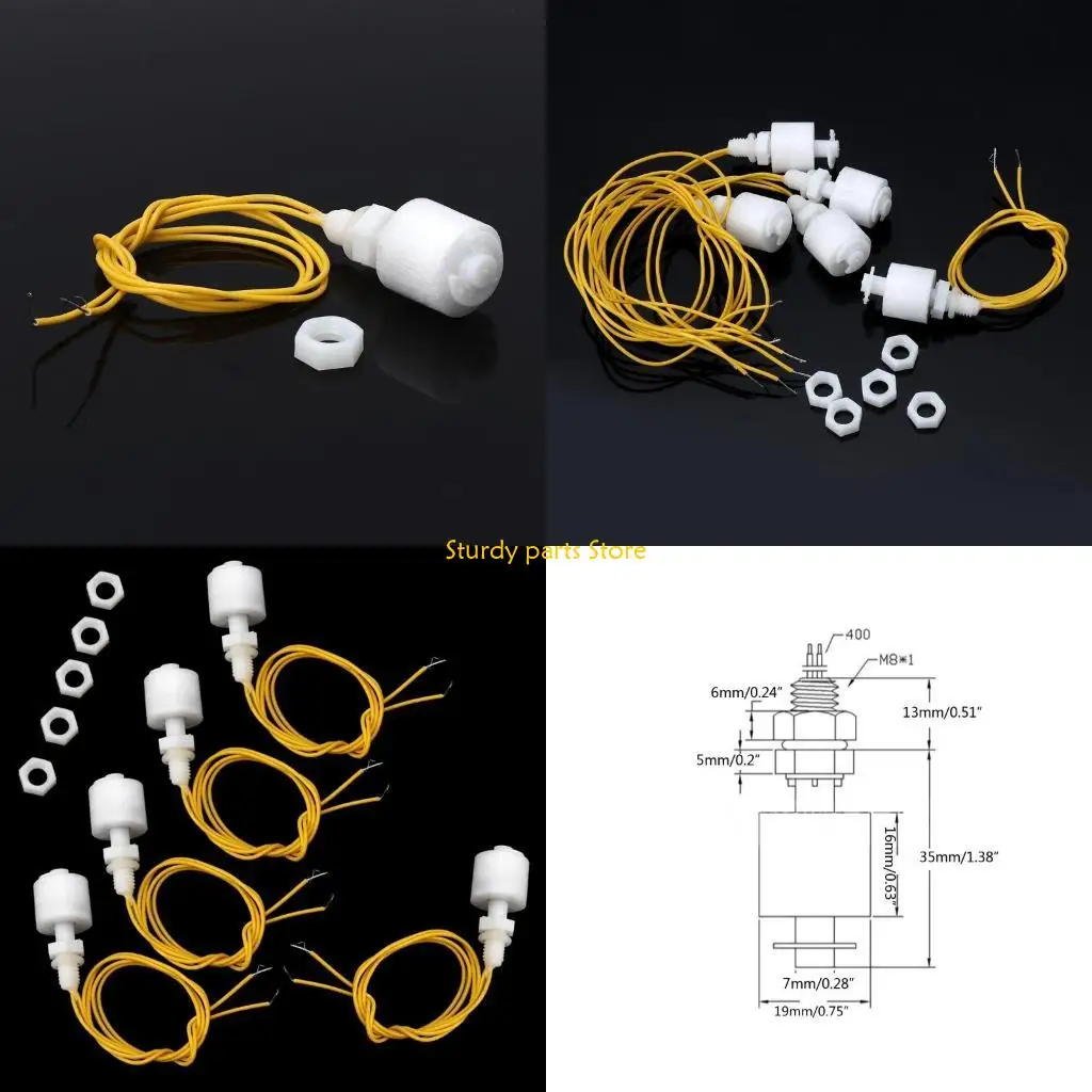 

97QC 5 шт. Датчик уровня жидкой воды Вертикальные поплавковые выключатели Номинал контакта 10А