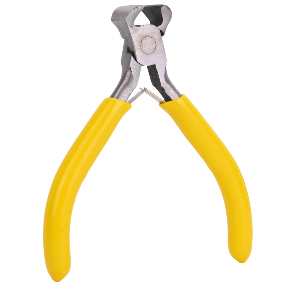 Guitar String Pliers Yellow Steel Musical Instrument Handle Repair Maintenance Tool Size 9.3mm 12.8mm 13.56mm 104mm Package