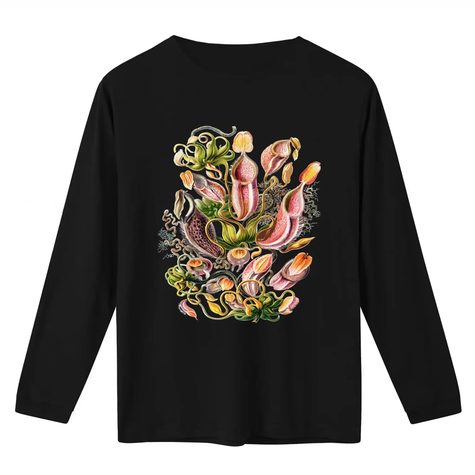 Carnivorous Plant Horticulture Venus Flytrap Houseplant T-Shirt Summer Casual Cotton Tee Oversized Streetwear Tops