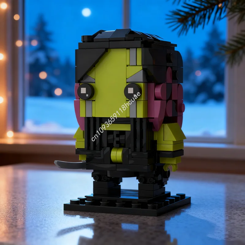242 pz MOC Gamora Brickheadz Super Eroi Modello Building Blocks Costruzione Regali Di Natale Giocattolo Creativo Idea Educazione Per Bambini