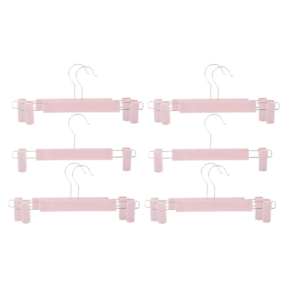 

10pcs Plastic Pants Hangers Adjustable Non Slip Clothes Clips for Drying Rack Wardrobe Storage Home Laundry Shop Pant Clip