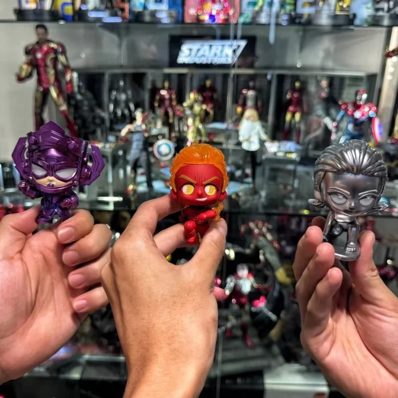 Hottoys In Stock Cosbi&The Fantastic Four: First Steps Blind Box Model Miniature Model Anime Figures Fans Gifts Mystery Box Toys